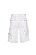 Planam 2377048 Highline Shorts, Reinweiß/Reinweiß/Gelb, Größe M