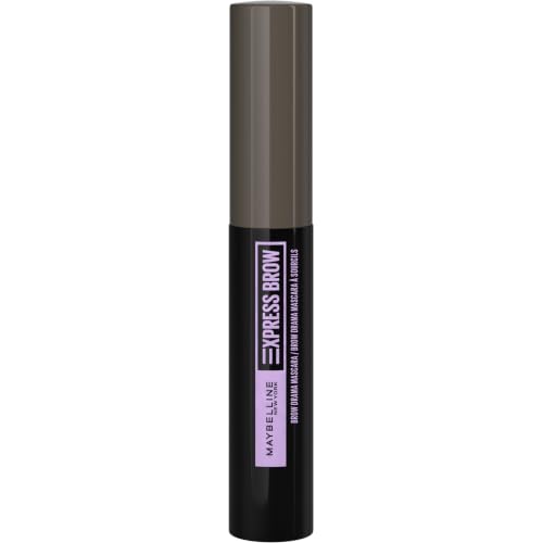 Maybelline Express Brow Macara Fast Sculpt Eyebrow Gel Shapes and Colours Eyebrows All Day Hold Mascara With Mini Eyebrow Shaper Brush Shade: 04 Medium Brown 2.8 ml