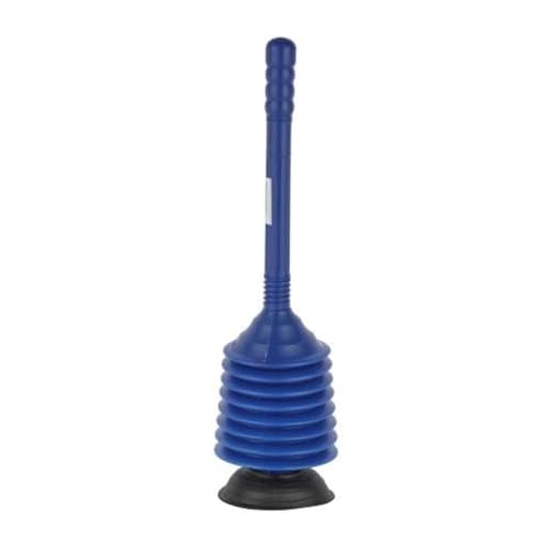 Delcasa DC3057 Air Plunger with Rubber Force Cup Blue