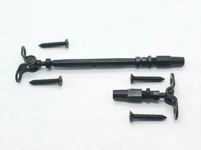 Black Oxide Cable Railing T316 Stainless Steel Swageless Tensioner Deck Toggle 3/16" Quick Installation - 1 Set