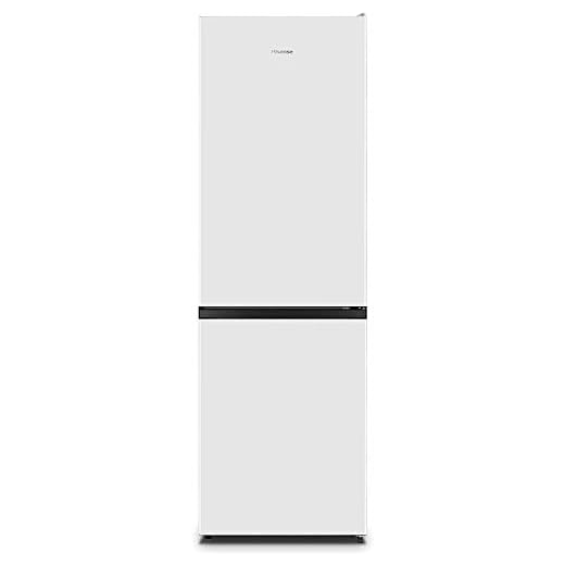 Hisense RB390N4AW1 - Frigorífico Combi No Frost, Capacidad Neta 300 L, 186 cm Alto, ECO mode, Silencioso 38 dBA, Color Blanco