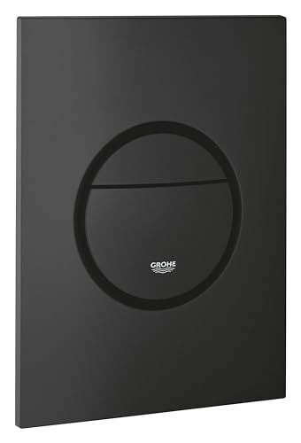 GROHE Nova Cosmopolitan Plaque de Commande, taille S, ABS, Phantom Black, 37601KF0