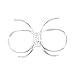 Zxpjkyu Ski Goggles Insert Adapter Goggles Accessories Inner Frame Universal for Motorcycle