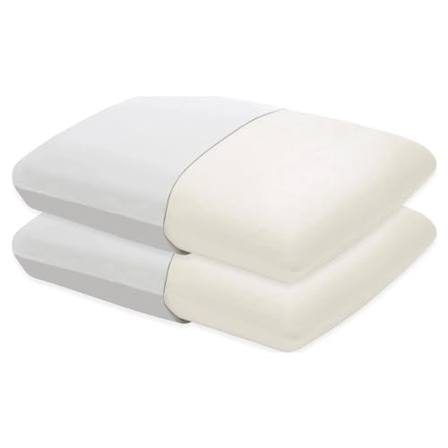 Set 2 Almohadas de Espuma Viscoelástica Cuadradas