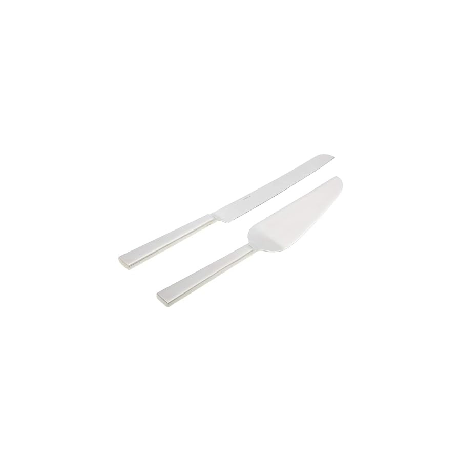 Oneida Celebration 2Pc Cake Knife & Server Set, 1.40 LB, Metallic