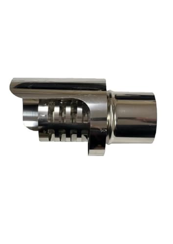 Borne Fumer granulés raccord M mâle cheminée en acier inoxydable (D 100mm)