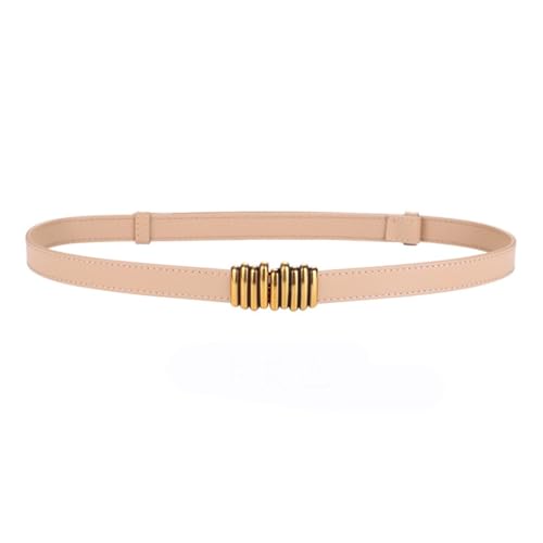 HBJWOV Adjustable Belt for Matching Suit Dress Belt for Women's Decoration with Waist Cinching Buckle Small Belt(White-Dinosaur Doodle4)