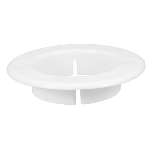 DEARMAMY エアコン壁穴カバー プラスチック製 丸型 装飾フランジ 天井穴カバー 簡単設置 耐久性 インテリア対応