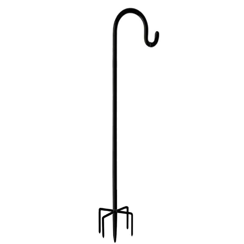 Mann Mart Heavy Duty Outdoor Shepherd's Hook for Bird Feeders, Lanterns & Wind Chimes - 5ft Stable Base-image-25