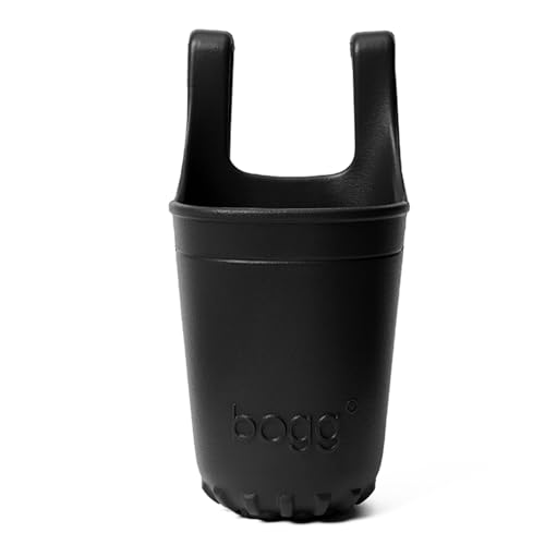 BOGG BAG Bevy Beverage Holder Organizer Drink Accessory Fits All Bogg Bags Lightweight Washable Durable Beach Pool Boat Work Sports 4in L x 3.5in W x 5.25in (LBD Black)