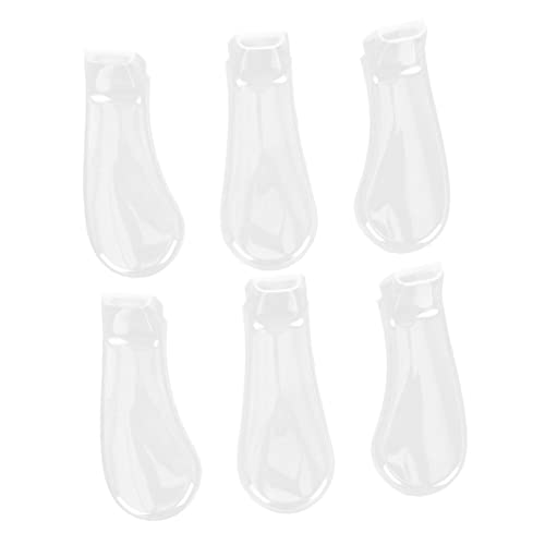 HEMOTON Foot Pedal Protectors for Piano 6 Pc Plastic Piano Pedal Covers Music Instrument Accessory