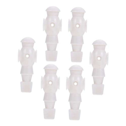 MUSISALY 6Pcs Foosball Table Player Figures Football Men for Desktop Football Game Accessories Easy to Install and Replace Worn Parts for Game Rooms