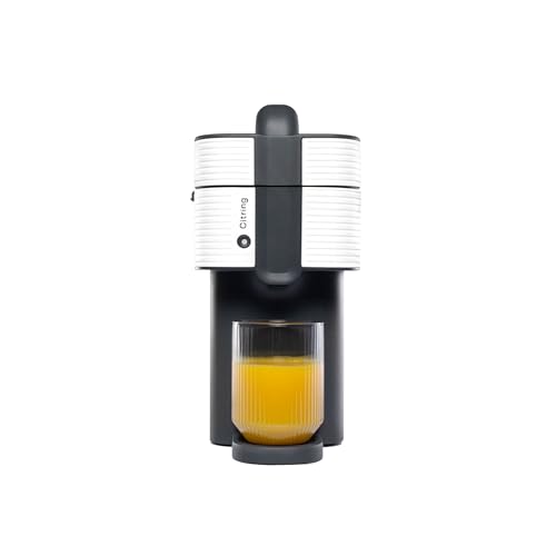 One exprimidor de naranjas electrico automatico | Tu zumo listo en menos de un minuto con solo pulsar un botón - orange juicer machine hecha en España | Más Rápida. Más Limpia. Mejor (BLANCO)