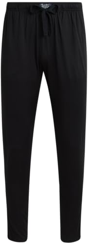 Lucky Brand Men's Lounge Pants - Lightweight Knitted Jogger Sweatpants with Drawstring Waist and Side Pockets (Size: S-XL)