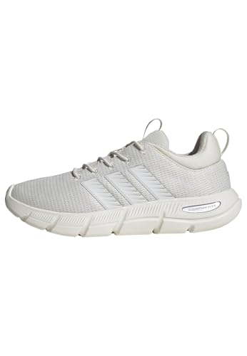 adidas Damen Cloudfoam Flex Elastic Laces Shoes, Chalk White/Core White/Matte Silver, 40 EU – Ansicht 1