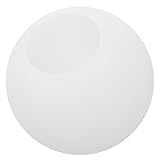 Abat-jour en verre clair : l'abat-jour de la suspension est fabriqué en verre dépoli, ce qui lui confère un aspect précis et soigné. remplacement du couvercle du luminaire