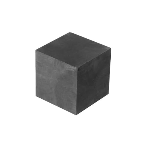 Bloque de grafito liso cuadrado de 50 x 50 x 50 mm for laboratorio, bloques de grafito rectangulares térmicamente conductores.(50x50x50mm)
