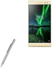 BoxWave Stylus Pen Compatible with Lenovo Phab2 Pro - FineTouch Capacitive Stylus, Super Precise Stylus Pen - Metallic Silver