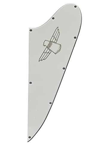 �M�^�[�s�b�N�K�[�h For Gibson Firebird Thunderbird Bass Guitar Pickguard Scratch Plate (3�v���C�z���C�g)