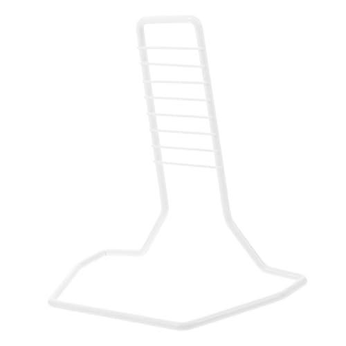 Happyyami 1PC Portable Iron Hamster Running Wheel Rack Silent Exercise Holder for Pets Compatible with Wheels Under for Home Pet Shop Use