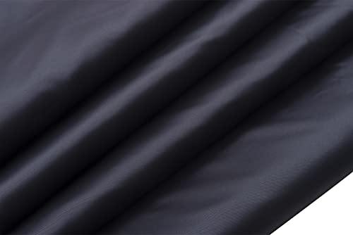 IPEA Futterstoff Stoff Schwarz - 200 cm x 150 cm - Made in Italy - Meterware zum Nähen, Kleidung, Futter, Jacken, Hosen, Röcke, Möbel, Kissen - Polyester Stoff zum Futter