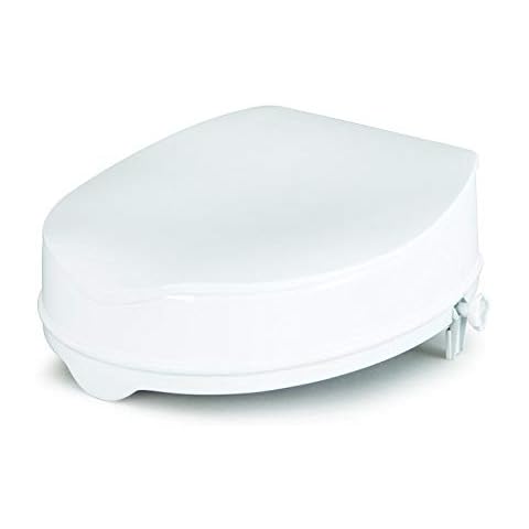 Savanah - Asiento elevador con tapa para retrete (15 cm) con soporte técnico gratuito Cover