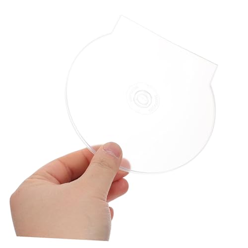 Estuche multimedia redondo HANABASS transparente con cierre clamshell hermético antihumedad 5
