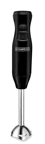 Dominion D4003SB Stick Hand Blender, Compact, Black/Stainless Steel