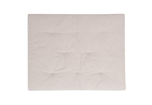 Jollein Krabbeldecke für Baby - Harvest Natural - 70% Baumwolle, 30% Leinen - Laufgittereinlage - 75x95 cm - Spieldecke Baby