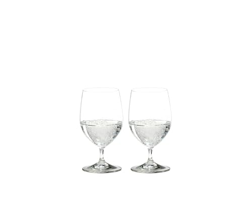 RIEDEL Vinum Wasser - 2er Set, Trinkglas, Kristallglas, Spülmaschinenfest - 6416/02