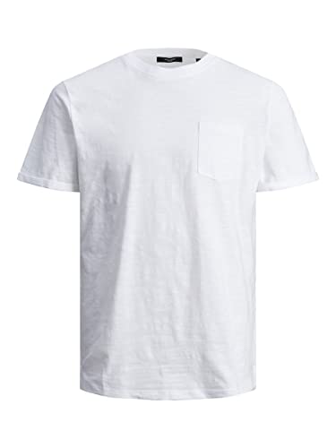 JACK & JONES mens Jprblatropic Solid Ss Tee Crew Neck Sn T-Shirt