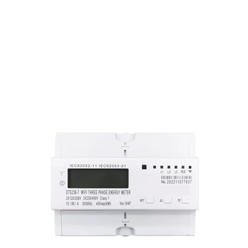 Wattmètre SMARTLIFE triphasé 80A pour stopper le gaspillage d'électricité