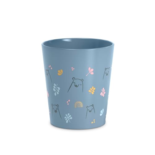 Suavinex, Set Svezzamento Bambino +6 Mesi, Stoviglie Per Bambini Lavabili In Lavastoviglie E Microonde. Include: Bicchiere + Piatto Piano + Ciotola + Cucchiaio. My Family Blu - 8