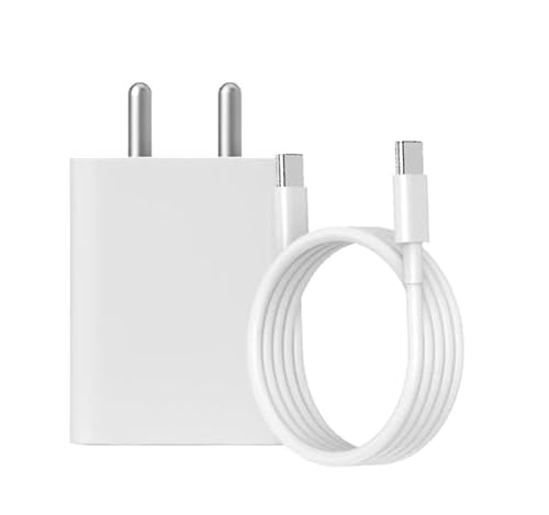 Image of Original 30 Watt Fast Charging Type C Charger with Cable Comaptible with Google Pixel 7 Pro,7a,7,6 Pro,6a,6,5a 5G,5, (Adapter & Type C to C)