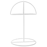 Estructura razonable: la base de anillo redondo ayuda a mantener este soporte para sombreros o pelucas resistente y vertical, exhibición de sombreros, estante de exhibición de sombreros