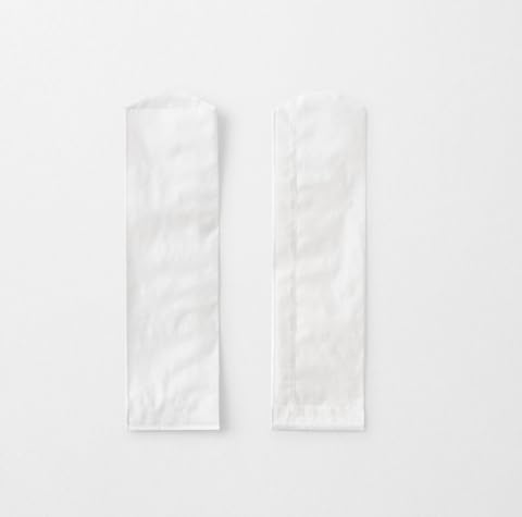 Commercial Paper Silverware Bags 2.75" x 10" - 2,000 Count Restaurant Supplies for Flatware, Cutlery, Straws - Food Service White Bags