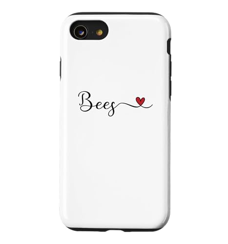 Bees Heart �菑���^�C�|�O���t�B �X�}�z�P�[�X iPhone SE (2020) / 7 / 8 �p
