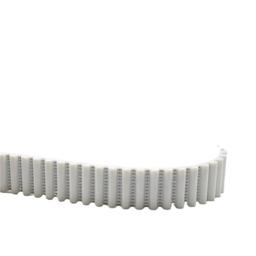 Courroie synchrone S5M 30mm en polyuréthane blanc avec câble en acier robuste