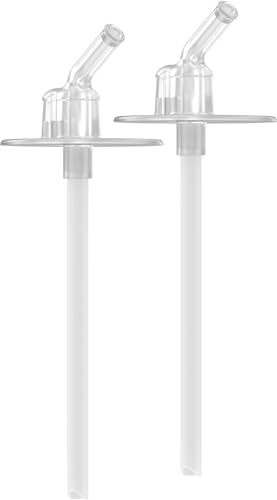 Thermos Replacement Straws for 12 Ounce Funtainer Bottle, Clear, 2 Count