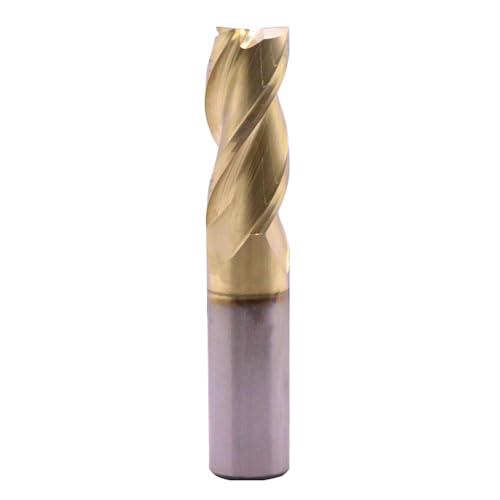 Image of 3 /4 inch 3 Flute Solid Carbide Square End Mill for Aluminum - ZrN Coated | 37 Degree Helix, 3 Flute, 3 /4 inch Cutting Diameter, 3 /4 inch Shank Diameter, 1-3 /4 inch Length of Cut, 4 inch Overall Length, Square End