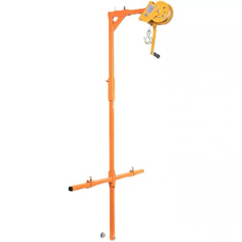 icVantA Assembly Air Conditioner Winch, Manual Stainless Steel Outside Installation Lifting Crane, Folding Self-Locking Manual Crane (Color : 150kg 15 m All Set) (150kg 10m All Set)