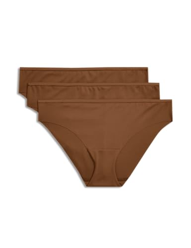 Image of Marks & Spencer Body Flexifit Womens Polyamide Blend Solid Low Rise Brazilian Knicker (Pack of 3)