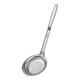 Schaumlöffel mit Filter – feinmaschiges Premium-Sieb, griffiger Griff, rostbeständiges Material...