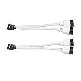 Avec une longueur d’environ 16 cm, ce USB header splitter compact s’installe facilement même dans les espaces restreints et fonctionne en plug-and-play sans pilote, permettant une installation rapide et une gestion des câbles propre.