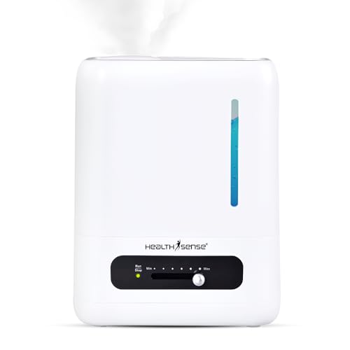 HealthSense Ultrasonic Humidifier For Room Mositure | Air Humidifier for Cold and Cough| Top Filling, 4 lts Capacity, Aromatherapy Tray, 360� Enhance Comfort for Home Baby & Plants | BPA Free - RH690