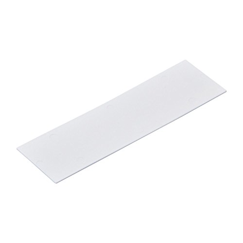 GLUSKE Bloques de acristalamiento GL-SV 100 x 40 x 1 mm, de plástico blanco, 500 unidades, cuñas – espaciadores