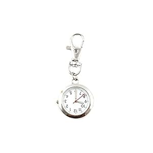 Pocket Horloge Sleutelhanger Quartz Verpleegkundige Pocket Horloge Opknoping Dokter Pocket Horloge Clip-on Fob Horloge voor Vrouwen Mannen Outdoor Horloges Gift