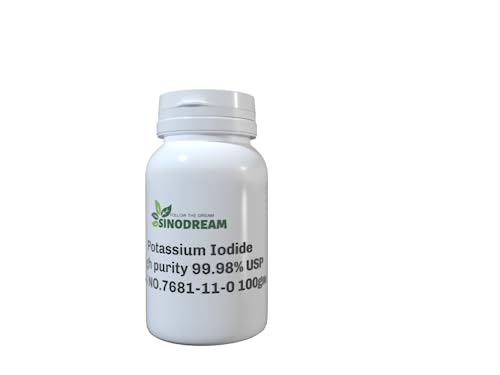 Potassium Iodide, Elephant Toothpaste Material High Purity Crystals/Powder, 100 Grams/Same Day Ship