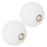 Abat-jour globe en verre blanc – son design à une seule ouverture est simple et élégant, ce qui le rend adapté à diverses occasions, couvercle de lampe rond