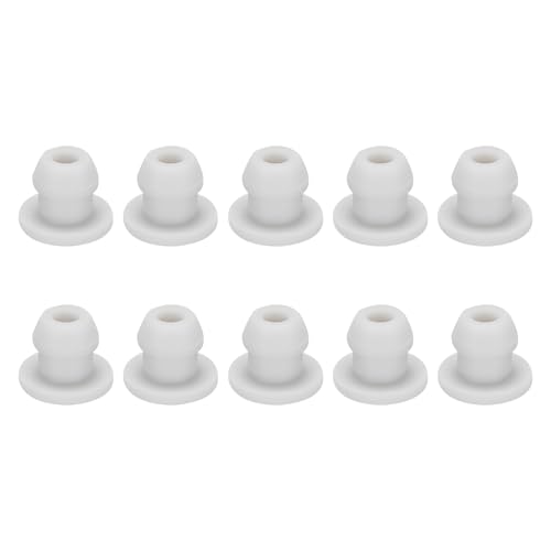 Image of Snap in Locking Hole Plugs Rubber Panel Seal Cover Drilled Silicone Caps, [for Kitchen Rubber, Waterproof Sealing Plugs] - 6mm /0.2in /Gray /10Pcs